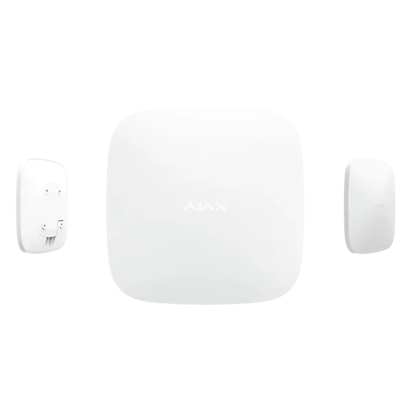 Ajax Hub 2 (4G) Jeweller – Trådløs centralenhed (hvid) - Sikshop