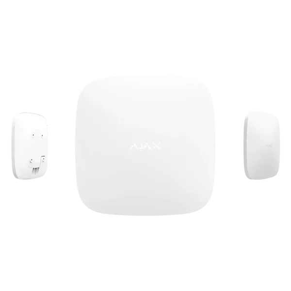 Ajax Hub 2 (4G) Jeweller – Trådløs centralenhed (hvid) - Sikshop