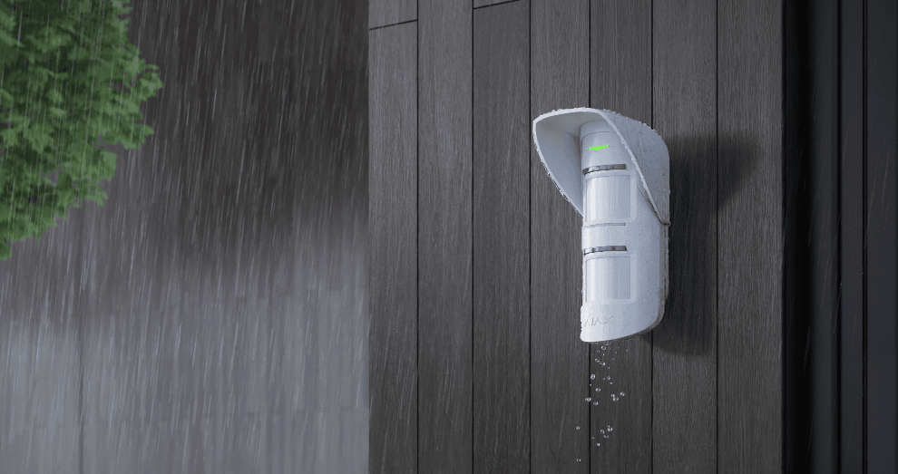 AJAX MotionProtect Outdoor Hood - Beskyt din Udendørs Bevægelsesdetektor - Sikshop