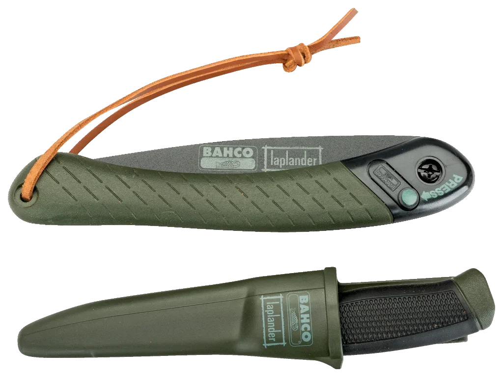 Bahco Laplander Sæt – Foldesav og Kniv til Jagt, Camping og Friluftsliv - Sikshop