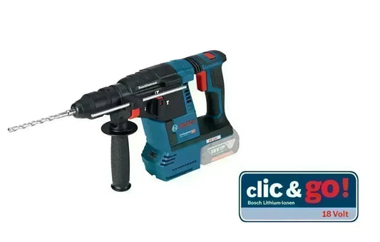 Bosch GBH 18V-26 Borehammer Solo - Kraftfuld og Støvfri Boreoplevelse med 2,6J Slagkraft - Sikshop