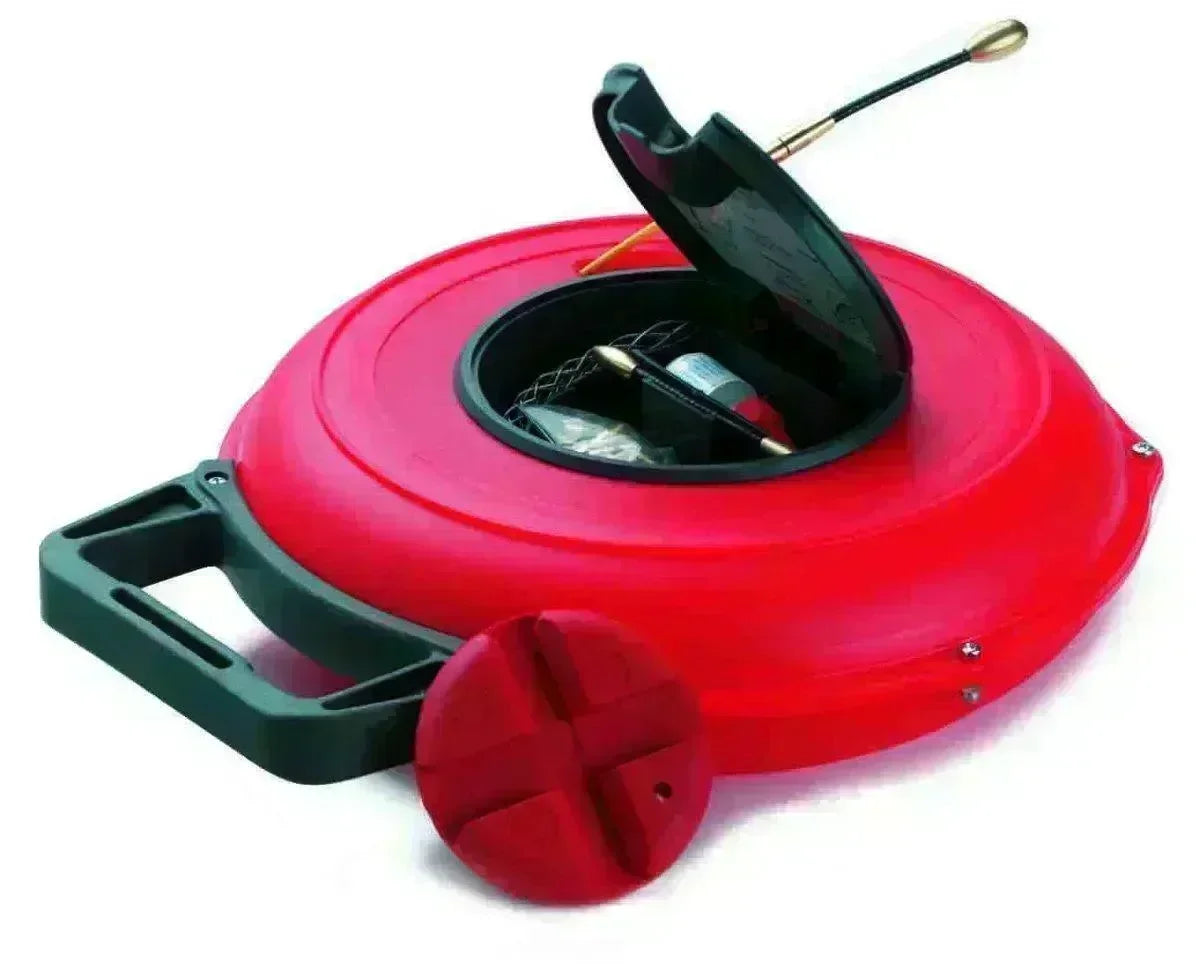 Cimco Kati-Blitz 50 m Søgefjeder – Professionel Kabeltrækker med Polykat® Glasfiberstænger - Sikshop