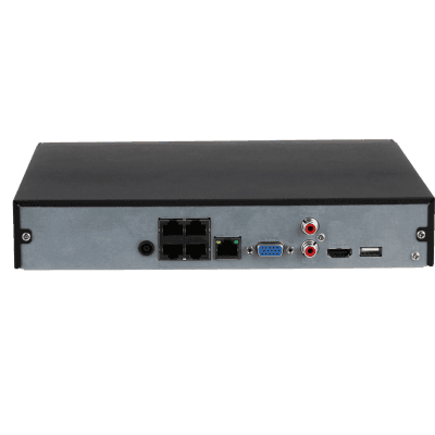 Dahua 4K NVR med AI & PoE – DHI-NVR4104HS-P-4KS3 | 4-Kanal Netværksoptager - Sikshop