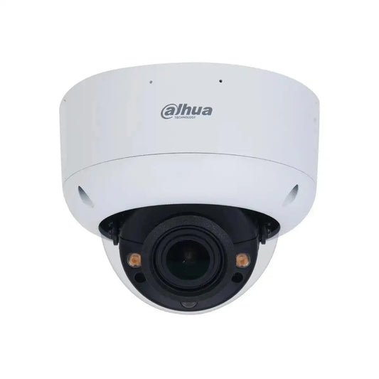 Dahua 4MP Dome Kamera IPC-HDBW5449R1-ZE-LED-2712 - Vari-focal Objektiv, Full-color, Warm LED - Sikshop