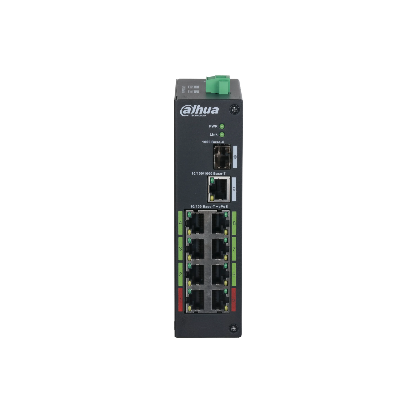 Dahua LR2110-8ET-120 – 8 Port ePoE Switch inkl. strømforsyning - SIKSHOP