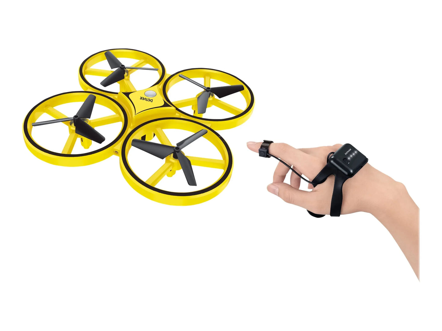 DENVER DRO-170 Drone – Stabil drone med LED-lys - Sikshop