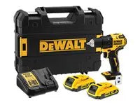 DeWALT DCD708D2T-QW Bore-/Skruemaskine 18V med 2 Batterier og Oplader - Sikshop