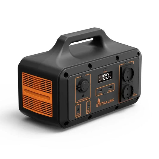 EXTRALINK POWER RANGER EPS-S500S – 510 Wh Bærbar Power Station til Camping, Nødstrøm & Udendørs Brug - Sikshop