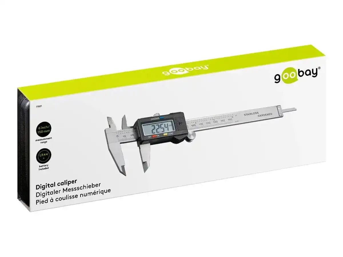 Fixpoint Digital Skydelære 150 mm – Præcis måling i rustfrit stål - Sikshop