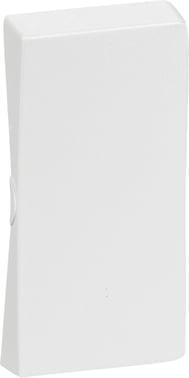 FUGA Tangent til Kroneafbryder Hvid 1-Pol med Lampe, Dobbelt Korrespondance - Sikshop