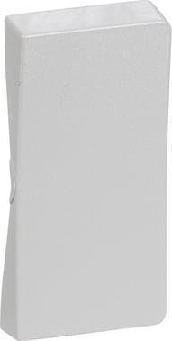 FUGA Tangent til Kroneafbryder Lysegrå 1-pol med Lampe, Dobbelt Korrespondance - Sikshop