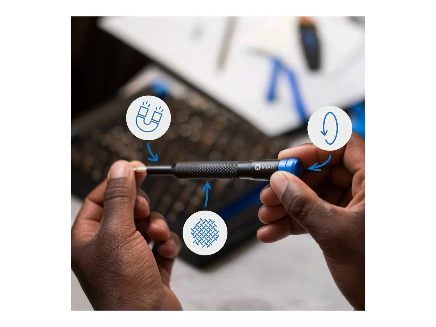 iFixit Værktøjssæt – 64 dele i etui - Sikshop
