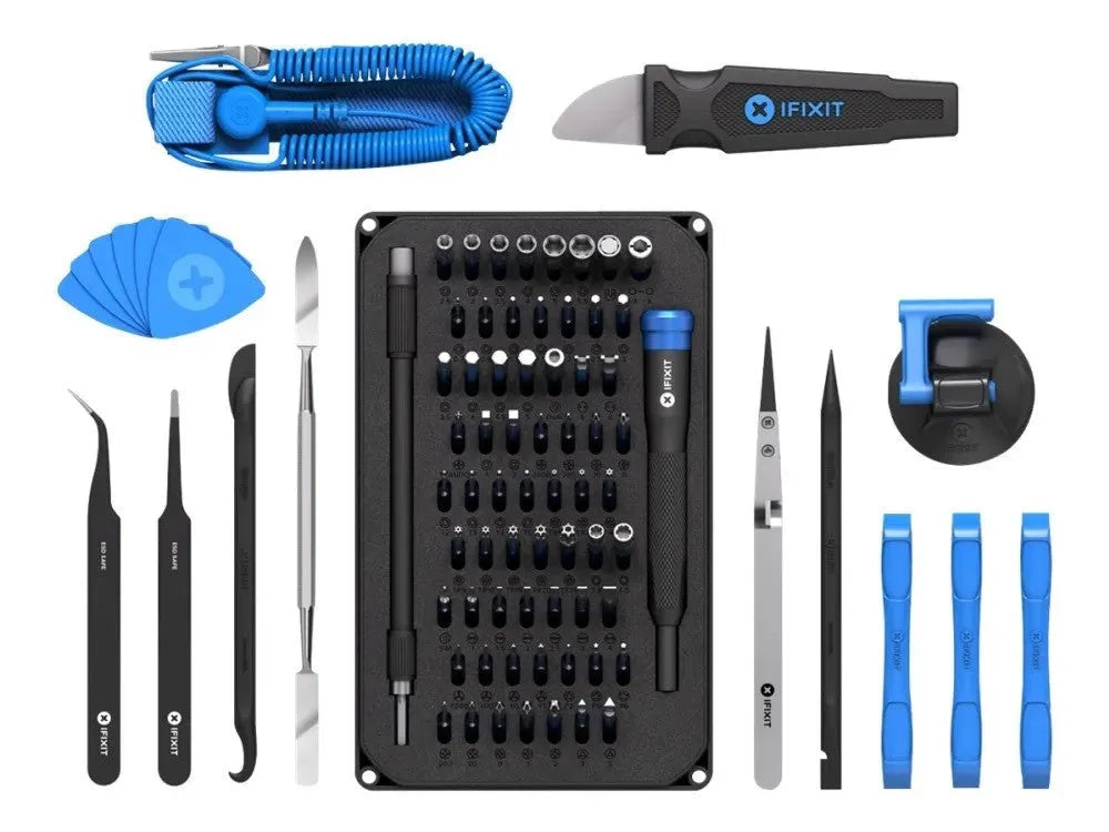 iFixit Pro Tech Toolkit – Det Ultimative Elektronik Værktøjssæt i Kompakt Værktøjsrulle - Sikshop