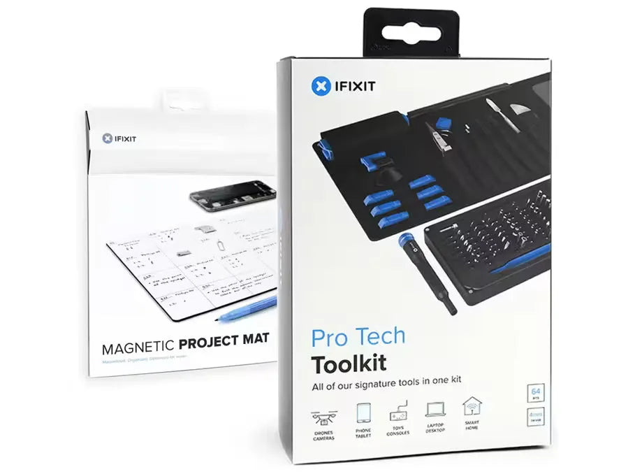 iFixit Pro Tech Toolkit + Project Mat Pro – Komplet Værktøjssæt til Elektronik og Reparation - Sikshop