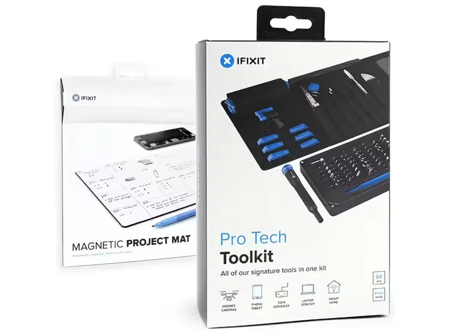 iFixit Pro Tech Toolkit + Project Mat Pro – Komplet Værktøjssæt til Elektronik og Reparation - Sikshop