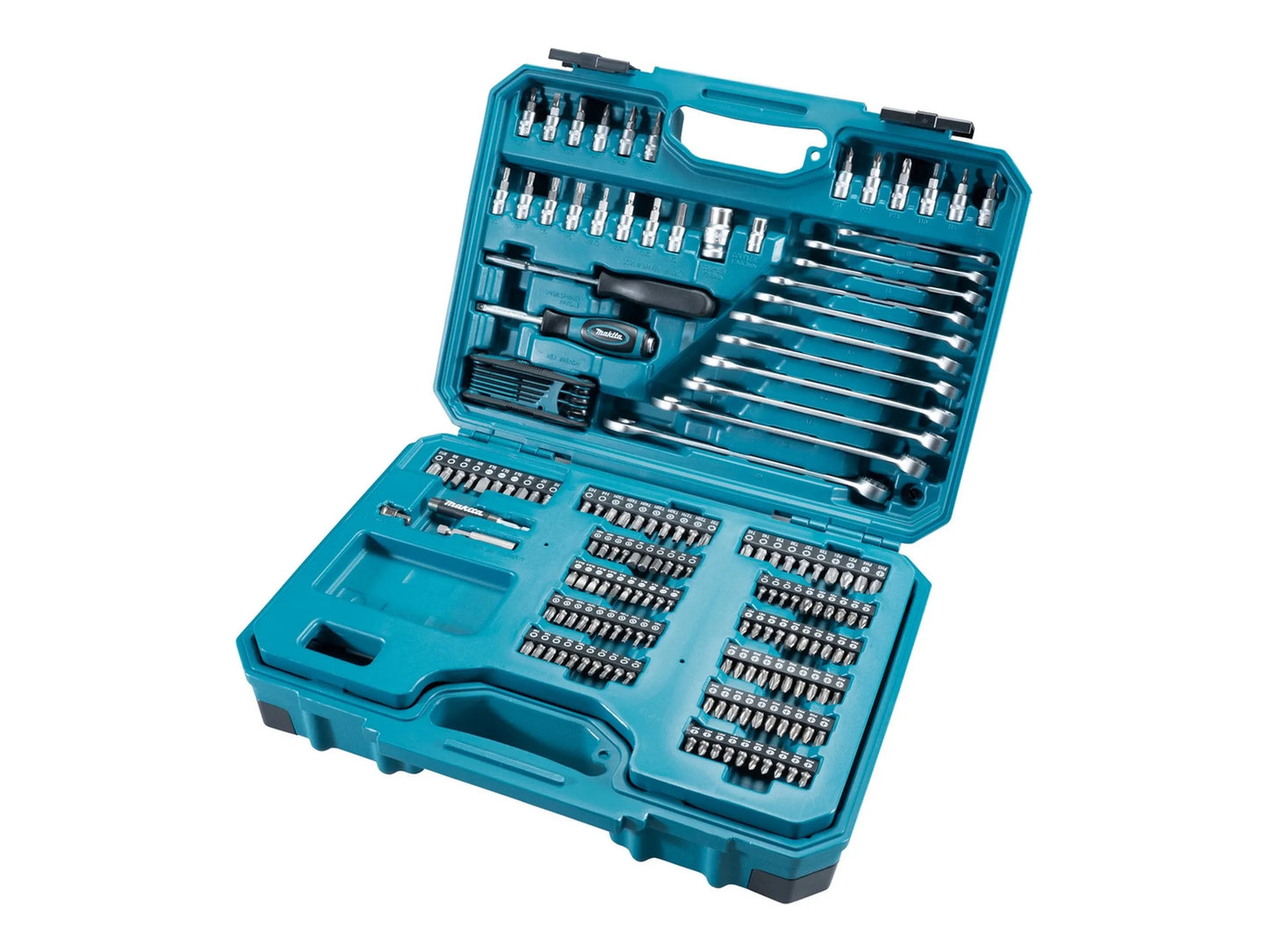 Makita E-10883 Værktøjssæt 221 Dele – Komplet sæt i robust etui - Sikshop