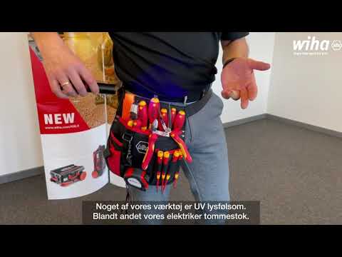 Wiha 1000V Elektriker Værktøjssæt – 18 Dele med Praktisk Bælteskede