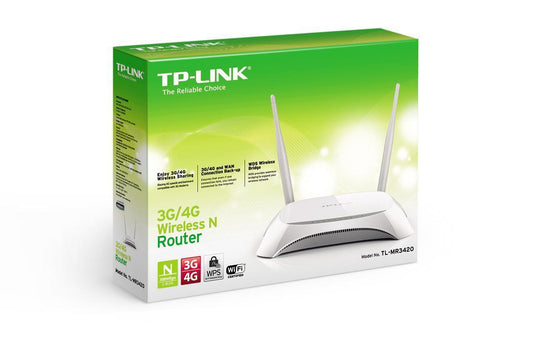TP-Link 3G/4G Trådløs N Router TL-MR3420 - Sikshop