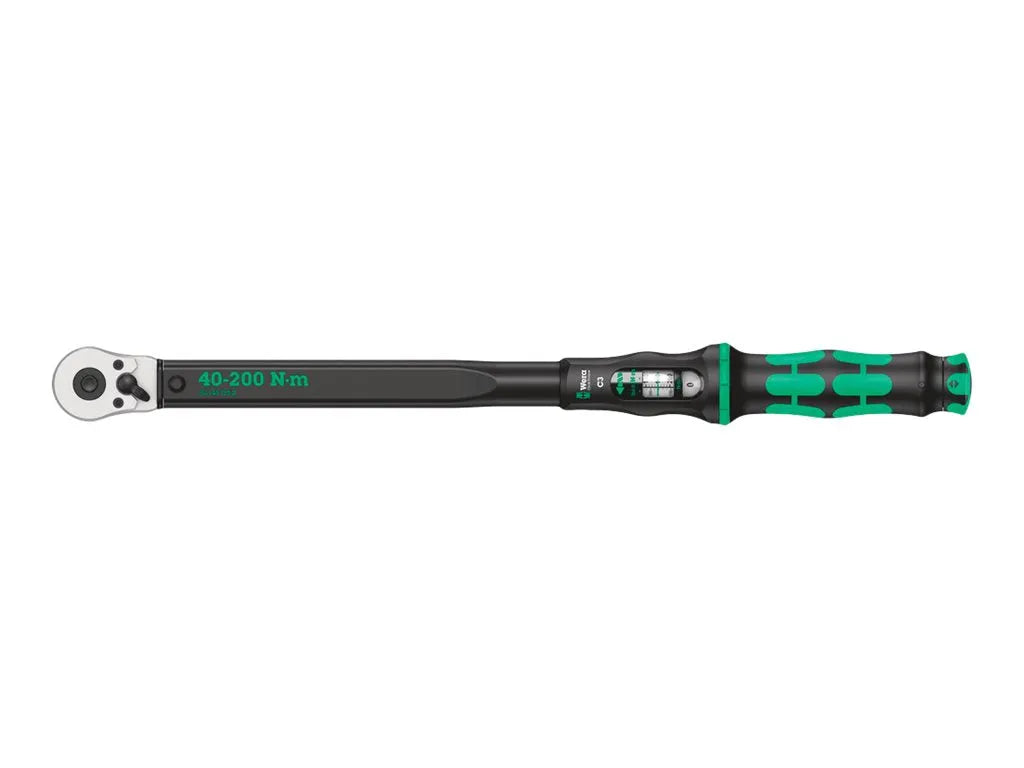 Wera Click Torque C 3 Momentnøgle – 40–200 Nm (1/2") - Sikshop