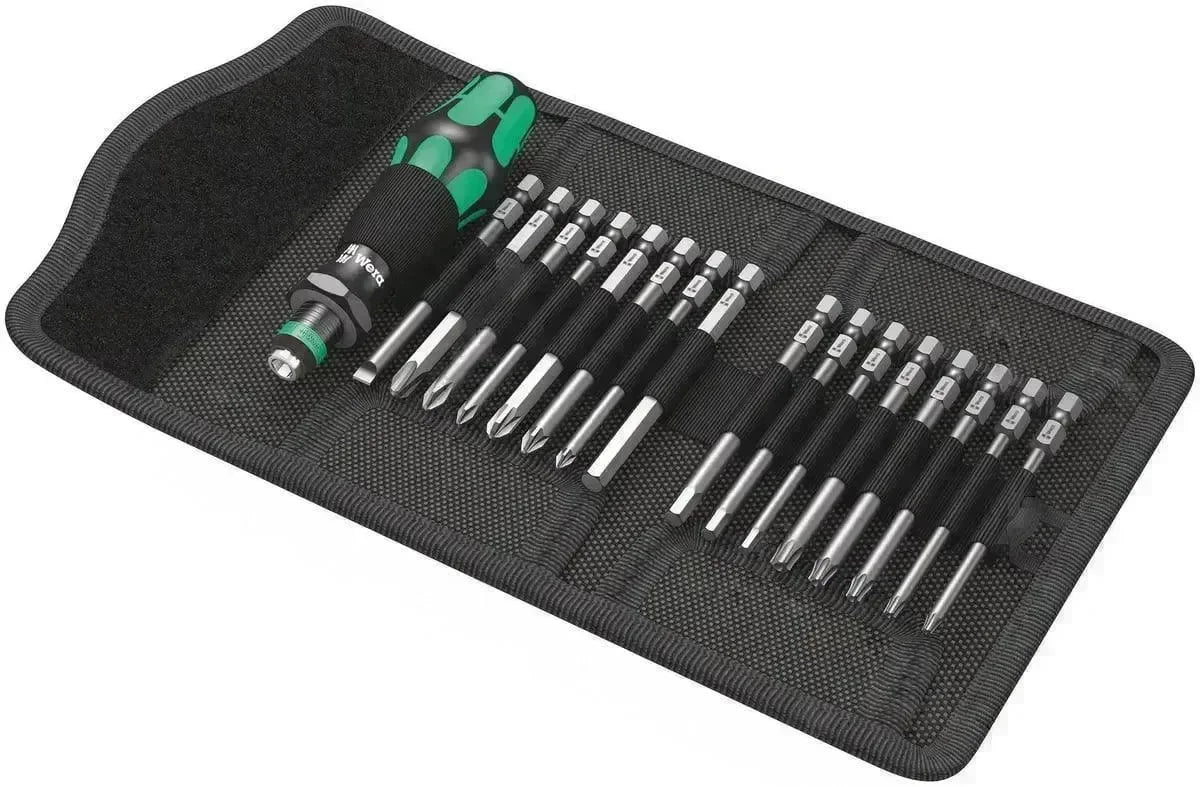 Wera Kompakt Bitssæt 17 Dele PH-PZ-TX-HEX – Kraftform Kompakt 60 - Sikshop