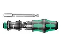 Wera Kraftform Kompakt 28 SB – Skruetrækker med Bit- og Sokkelsæt - Sikshop