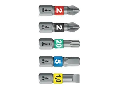 Wera Werk Wera Kraftform Kompakt 100 Skruetrækker med bit og sokkelsæt 52 Dele - Sikshop