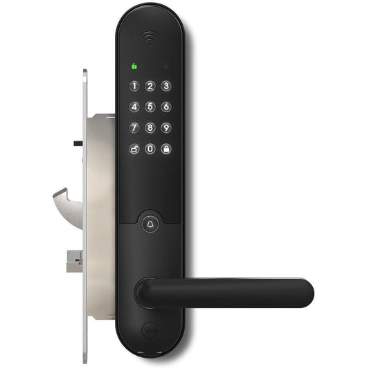 YALE Doorman L3S Flex Sort - Sikker og Stilfuld Elektronisk Dørlås med Ajax Integration - Sikshop