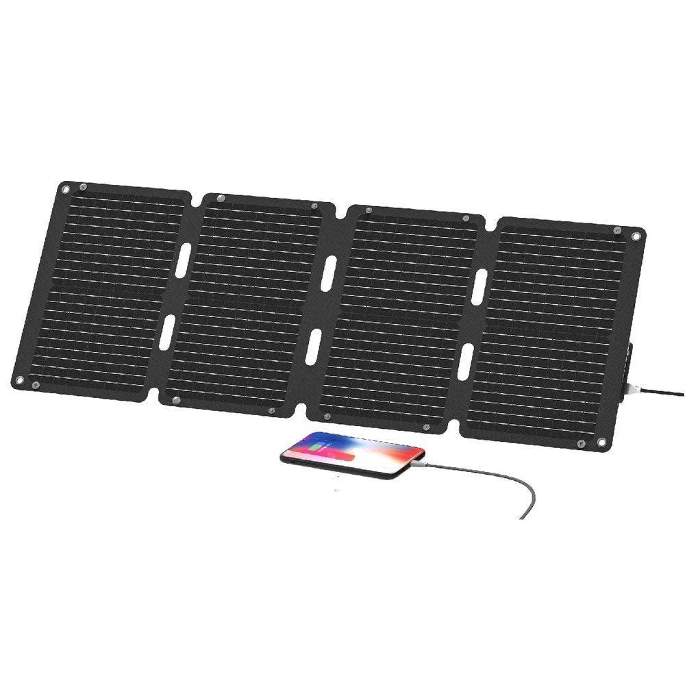 Zmartgear 60W Solarpanel – Let, Foldbart og Perfekt til Eventyr og Nødstrøm - Sikshop