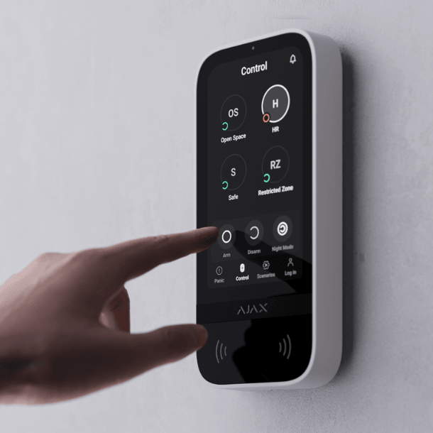 Ajax Betjeningspanel – Smart og Sikker Styring af Dit Alarmsystem - Sikshop