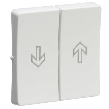 Fuga afbryder tangenter/afdækning - Lysegrå - Sikshop