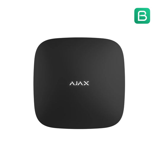 Ajax Hub 2 (2G) Jeweller – Trådløs centralenhed (sort) - Sikshop