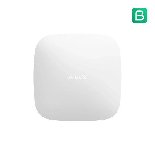 Ajax Hub 2 Plus Hvid - Ethernet, Wi-Fi, og to SIM-kort (2G, 3G, 4G)