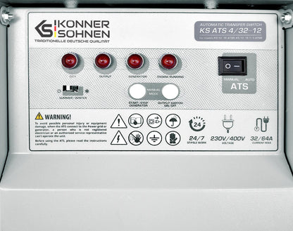 Automatisk overføringskontakt Könner & Söhnen KS ATS 4/32-12 – 230/400V