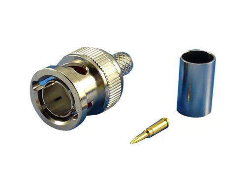 BNC Han Crimp Konnektor til RG59/U Kabel