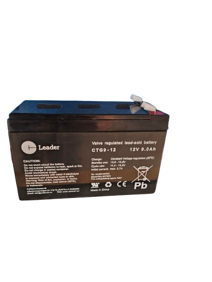 Leader CTG9-12 12V 9Ah AGM-batteri – Genopladeligt blybatteri
