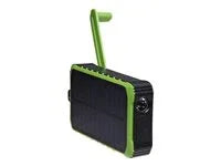 DENVER PSO-10012 Solarstrømbank 10000 mAh – Sort/Grøn