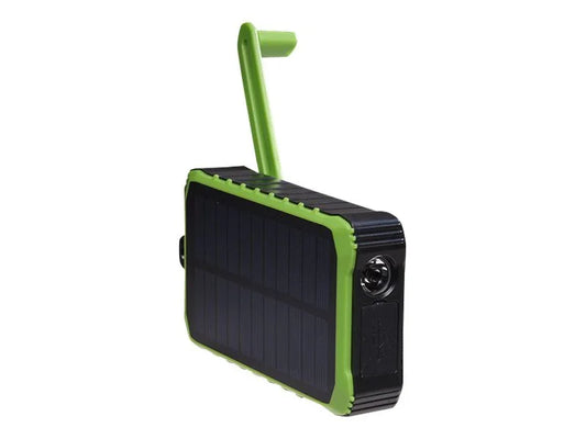 DENVER PSO-10012 Solarstrømbank 10000 mAh – Sort/Grøn
