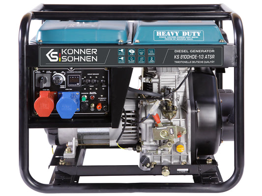 Dieselgenerator Könner & Söhnen KS 8100HDE-1/3 ATSR – 230/400V EURO V