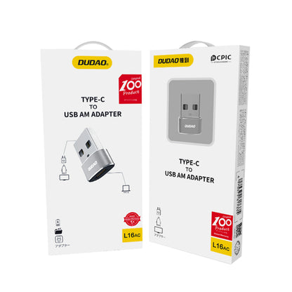 Dudao L16AC USB-A til USB-C Adapter – USB-A Han til USB-C Hun