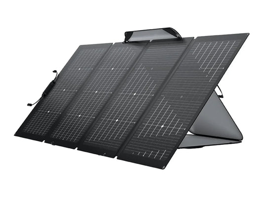 EcoFlow 220W Bifacial Solpanel – Maksimal energi på minimal tid