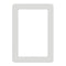 FUGA Base 63 Designramme 1,5 modul – Hvid
