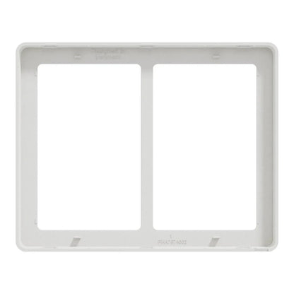 LK FUGA Base 63 Designramme 2x1,5 Modul – Hvid (Vandret) - Sikshop