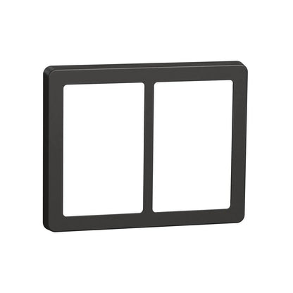 FUGA Base 63 Designramme 2x1,5 modul – Koksgrå - Sikshop