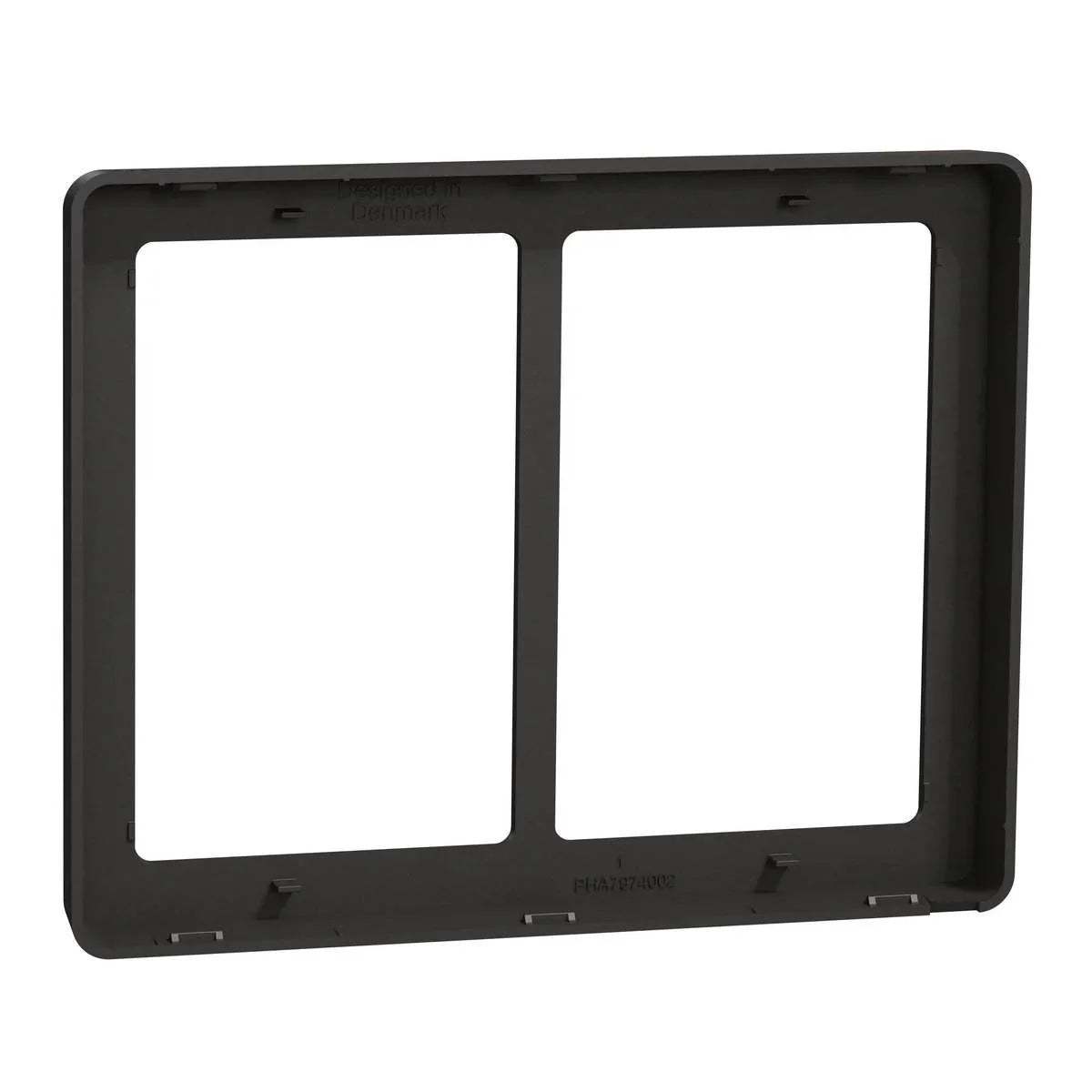 FUGA Base 63 Designramme 2x1,5 modul – Koksgrå - Sikshop