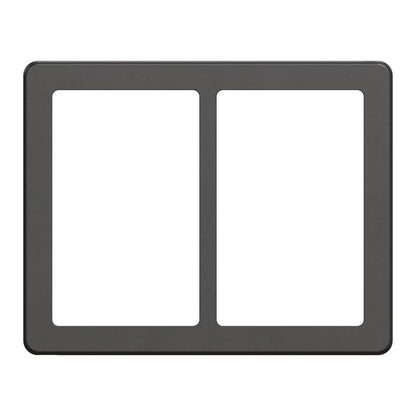 FUGA Base 63 Designramme 2x1,5 modul – Koksgrå - Sikshop
