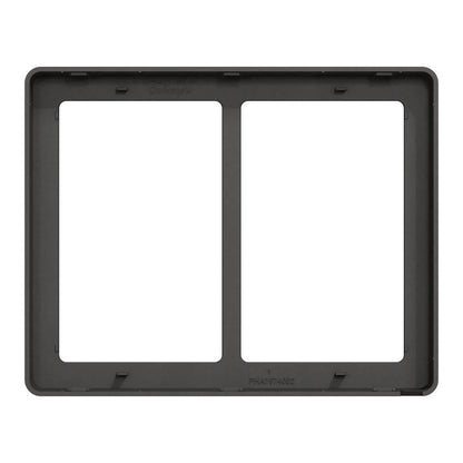 FUGA Base 63 Designramme 2x1,5 modul – Koksgrå - Sikshop