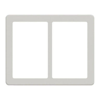 FUGA Base 63 Designramme 2x1,5 modul – Lysegrå - Sikshop