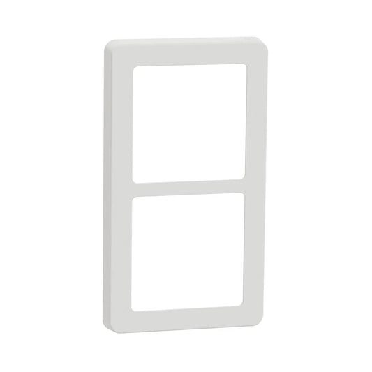 LK FUGA Base 63 Designramme 2x1 Modul – Hvid