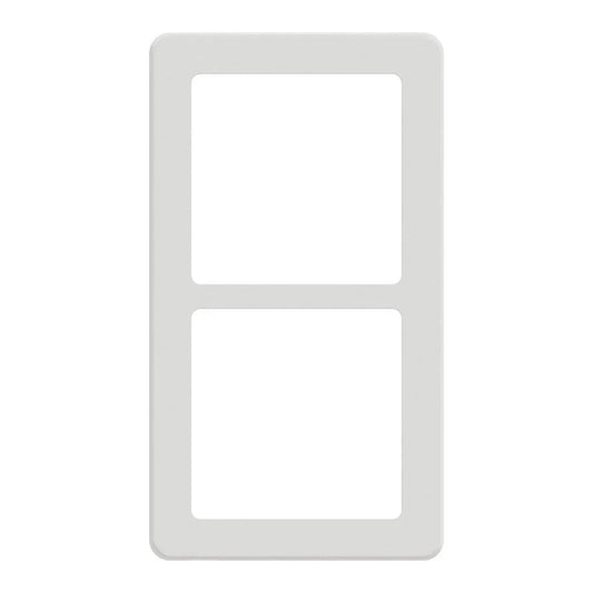 LK FUGA Base 63 Designramme 2x1 Modul – Hvid