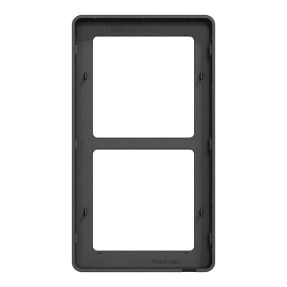 LK FUGA Base 63 Designramme 2x1 Modul – Koksgrå (Antracit) - Sikshop